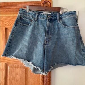 Abercrombie & Fitch Blue Jean Shorts